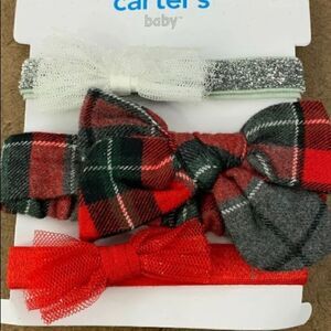 Carter’s Holiday headband set for 0-12 months
